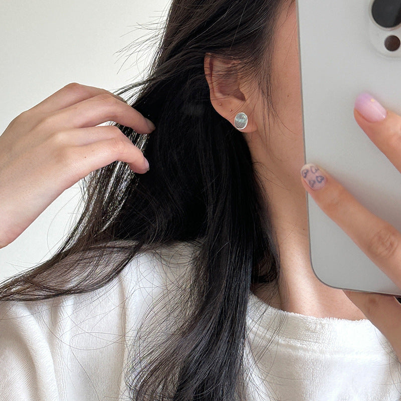 Aquamarine Earrings Studs