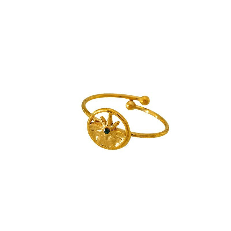 Celestial Sun and Moon Ring