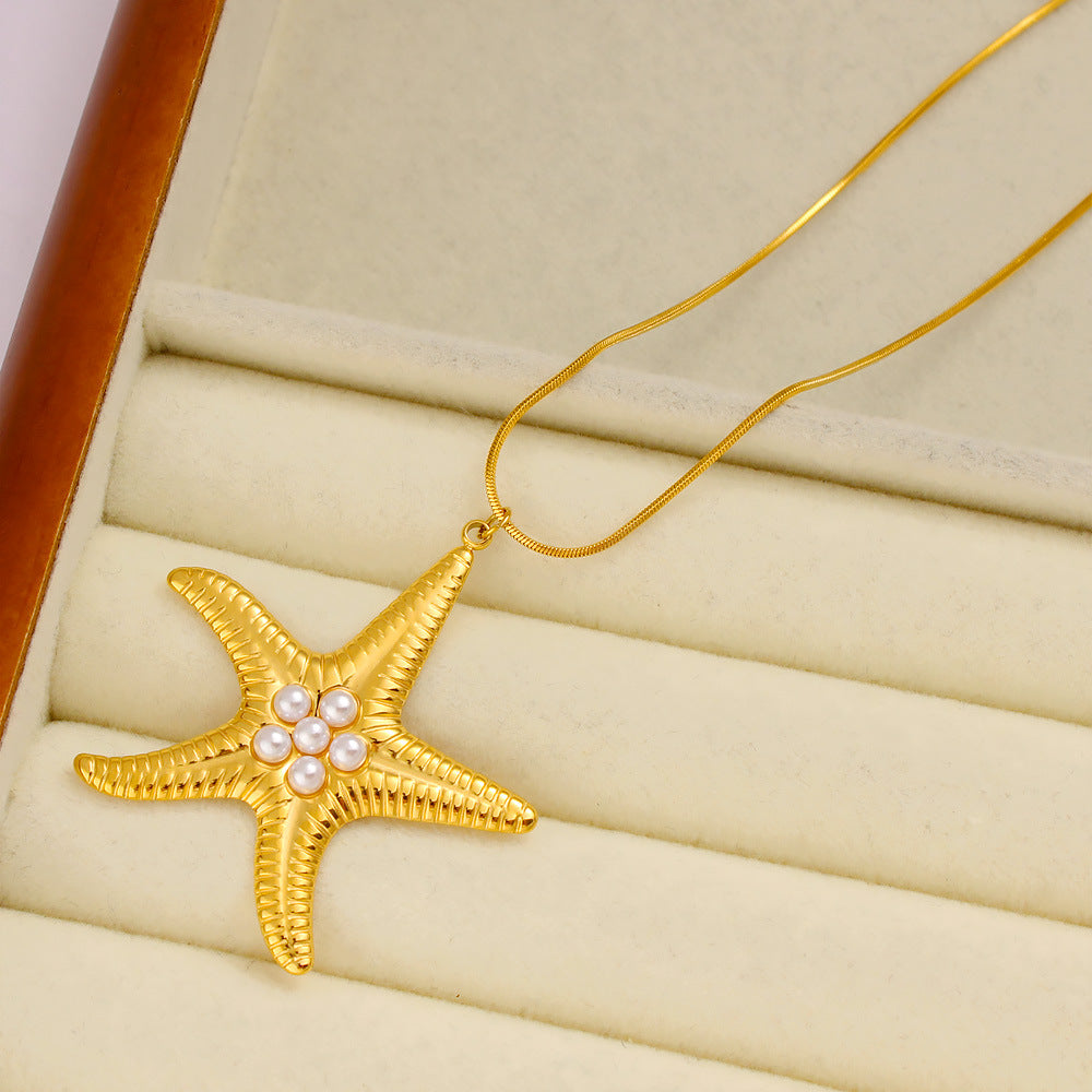 Romantic Starfish Necklace