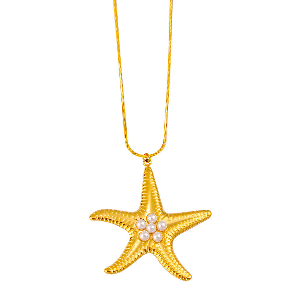 Romantic Starfish Necklace