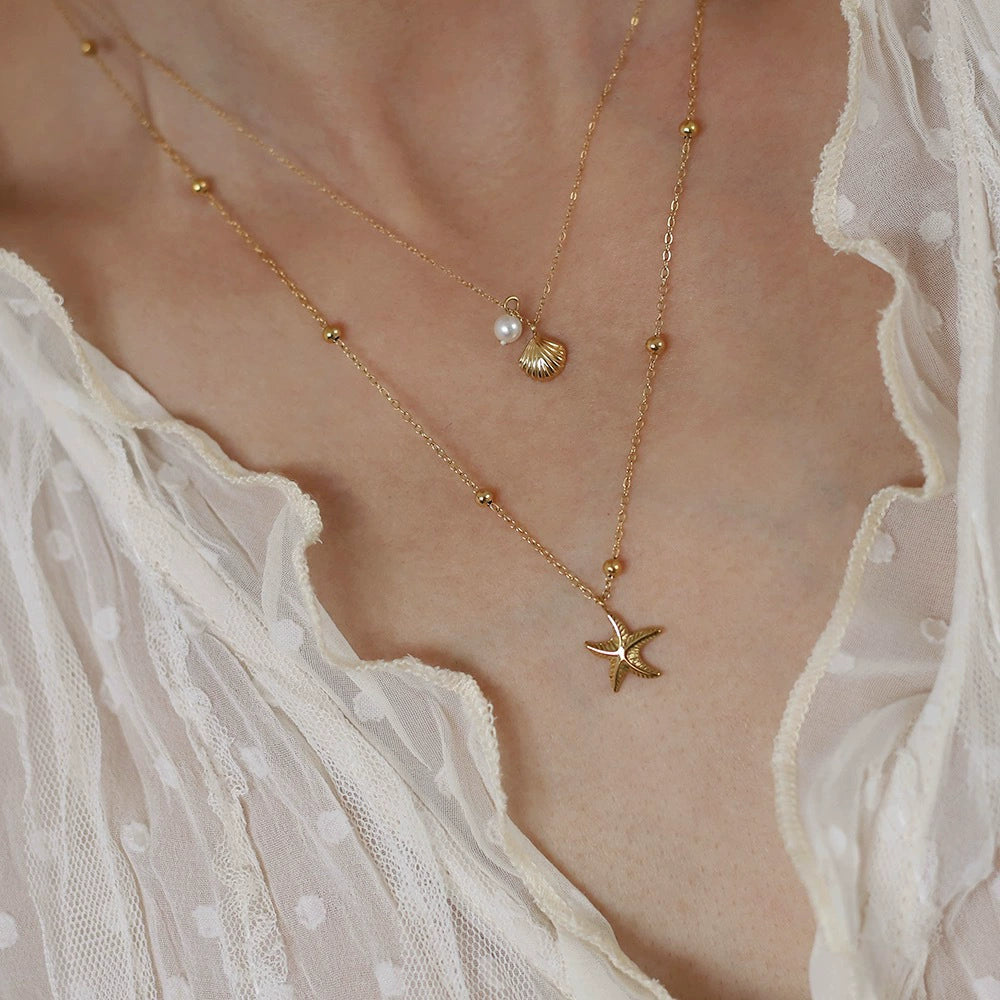 Sweet Starfish Necklace