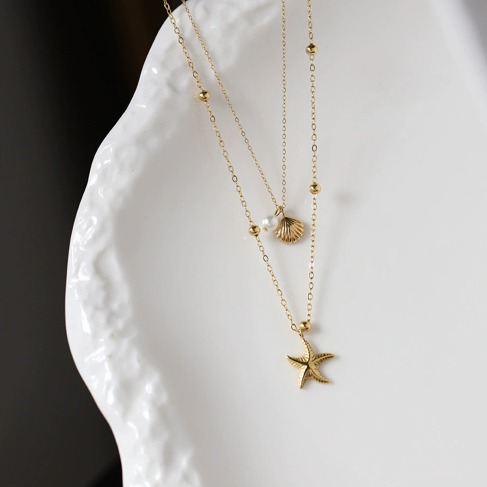 Sweet Starfish Necklace