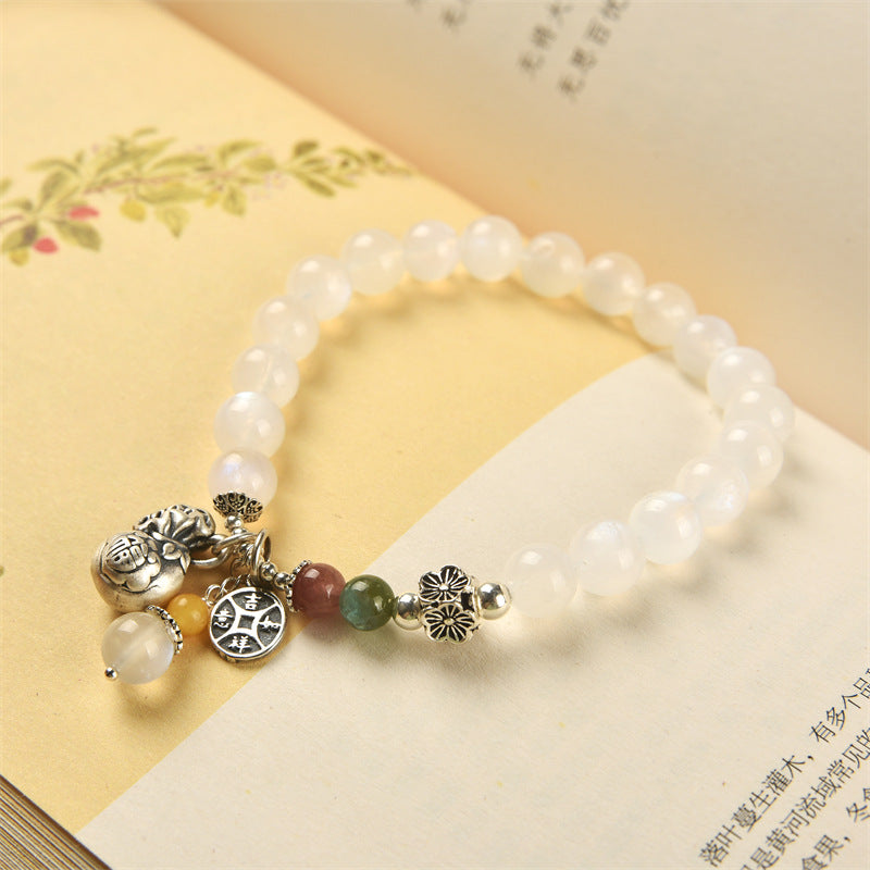 Vintage Moonstone Bracelet on box.