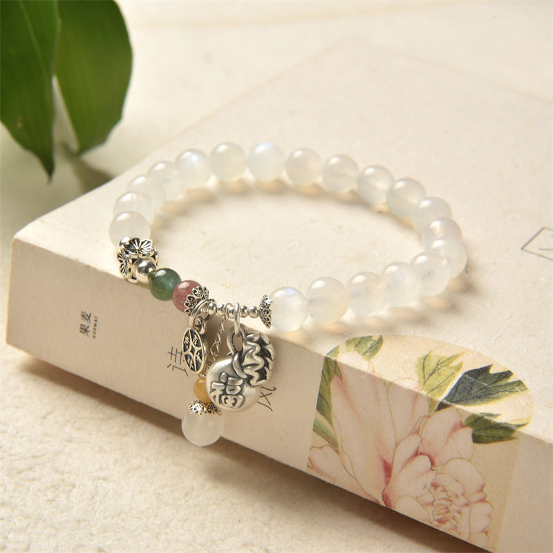 Vintage Moonstone Bracelet on box.