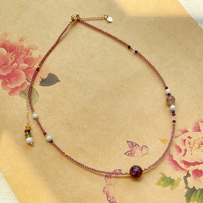 Amethyst Bead Bracelet on page.