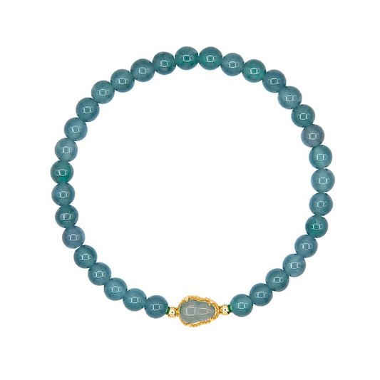 Jade bracelet white background