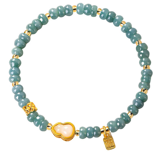 Jade bracelet white background