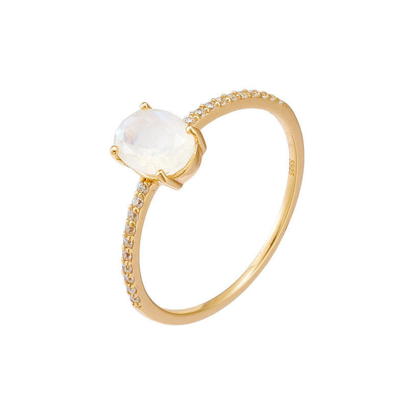 Moonstone Ring with Exquisite Look