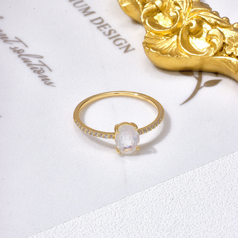 Moonstone Ring with Exquisite Look