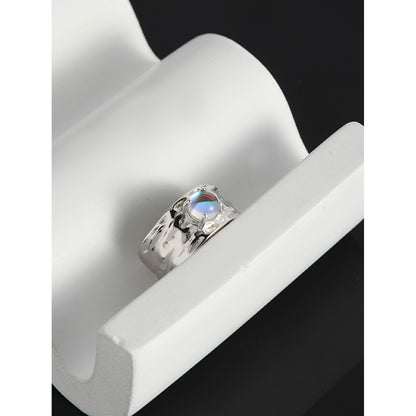 Moonstone Ring with White Shade BG
