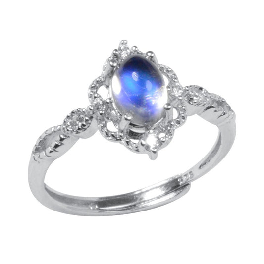 Moonstone Ring For Women With Vintage Style