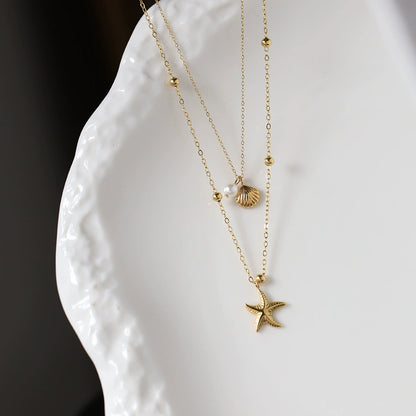 Sweet Starfish Necklace