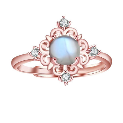 Vintage Moonstone Ring With Artistic Style